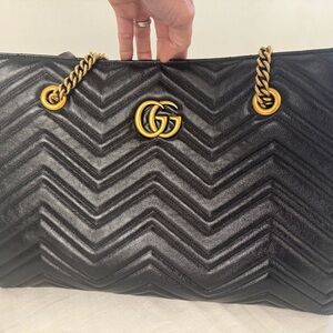 Gucci marmont quilted handbag. Only carried 4 times. Mint condition